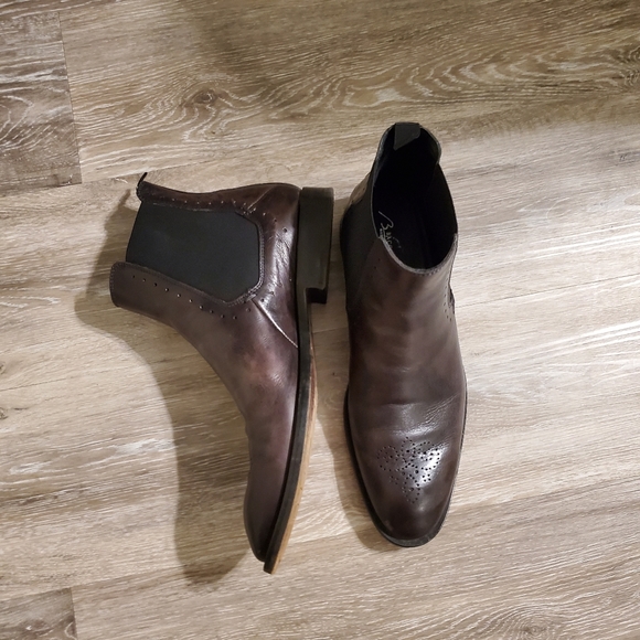Dark Brown Bacco Bucci Men's Boots - Picture 2 of 11